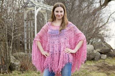 Hairpin Lace Poncho