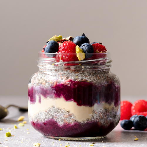 Chia And Flaxseed Pudding | FaveHealthyRecipes.com