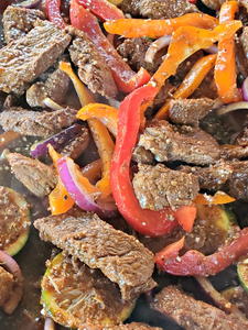 Blackstone Griddle Steak Fajitas Recipe | RecipeLion.com