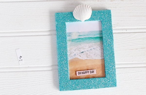 An Easy Photo Frame Craft For Summer Memories
