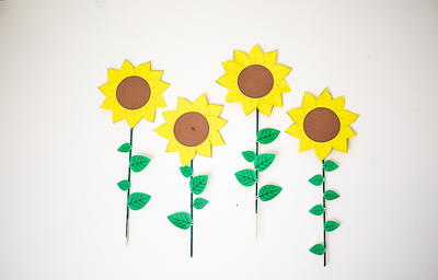 Paper Sunflowers 