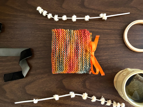 Needle Book With Knitted Cover