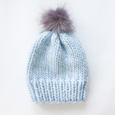 Simple Chunky Knit Wool Hat