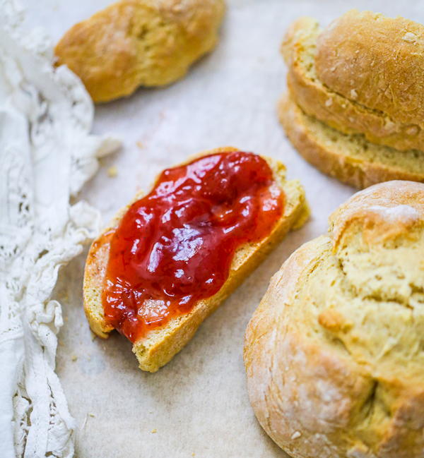 Rustic Vegan Buttermilk No-yeast Bread