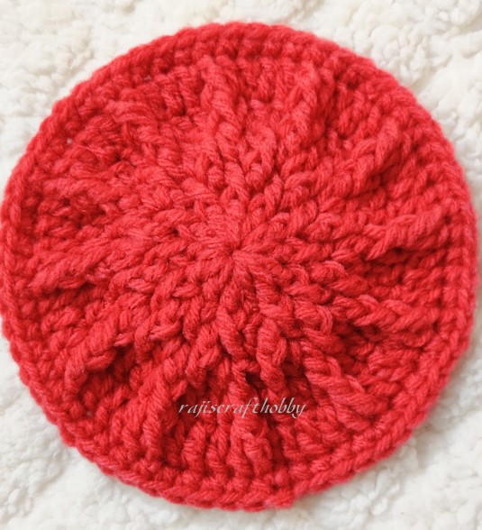 Textured Crochet Spike Coaster