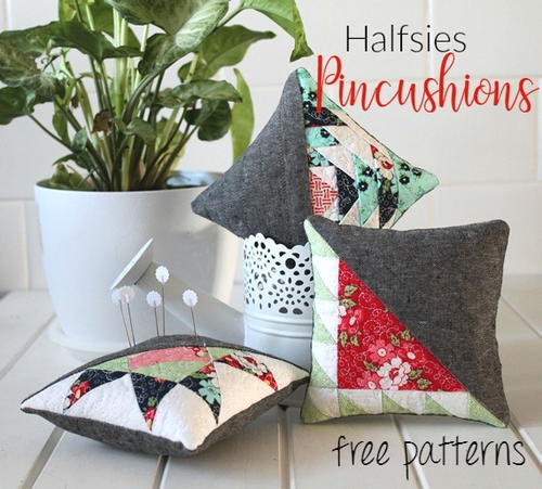 Halfsies Pincushions 