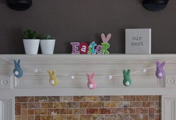 Easter Bunny Garland Free Pattern