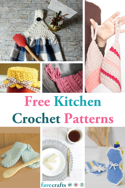 Croche Kitchen 72 Free Kitchen Crochet Patterns | FaveCrafts.com