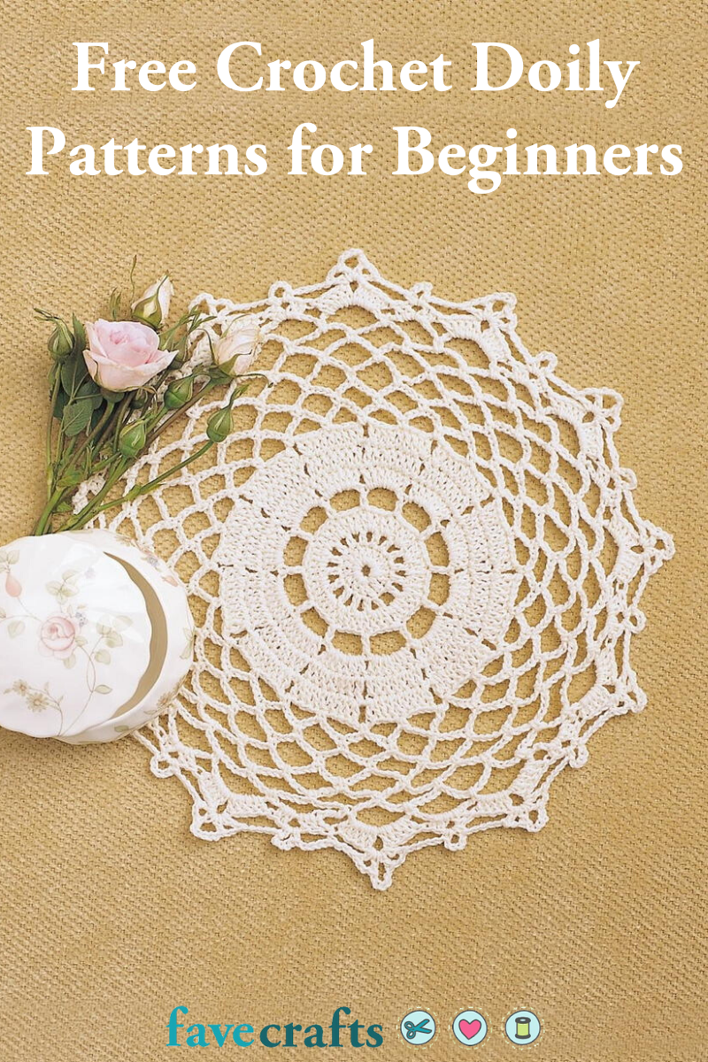 9 Free Crochet Doily Patterns for Beginners   FaveCrafts.com