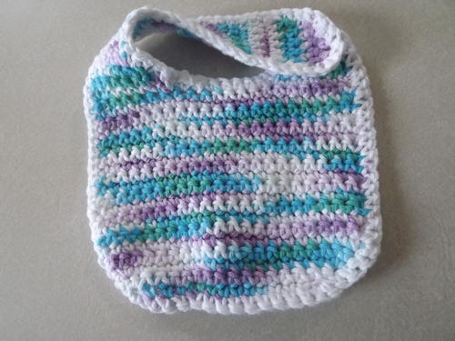 Easy Crochet Baby Bib