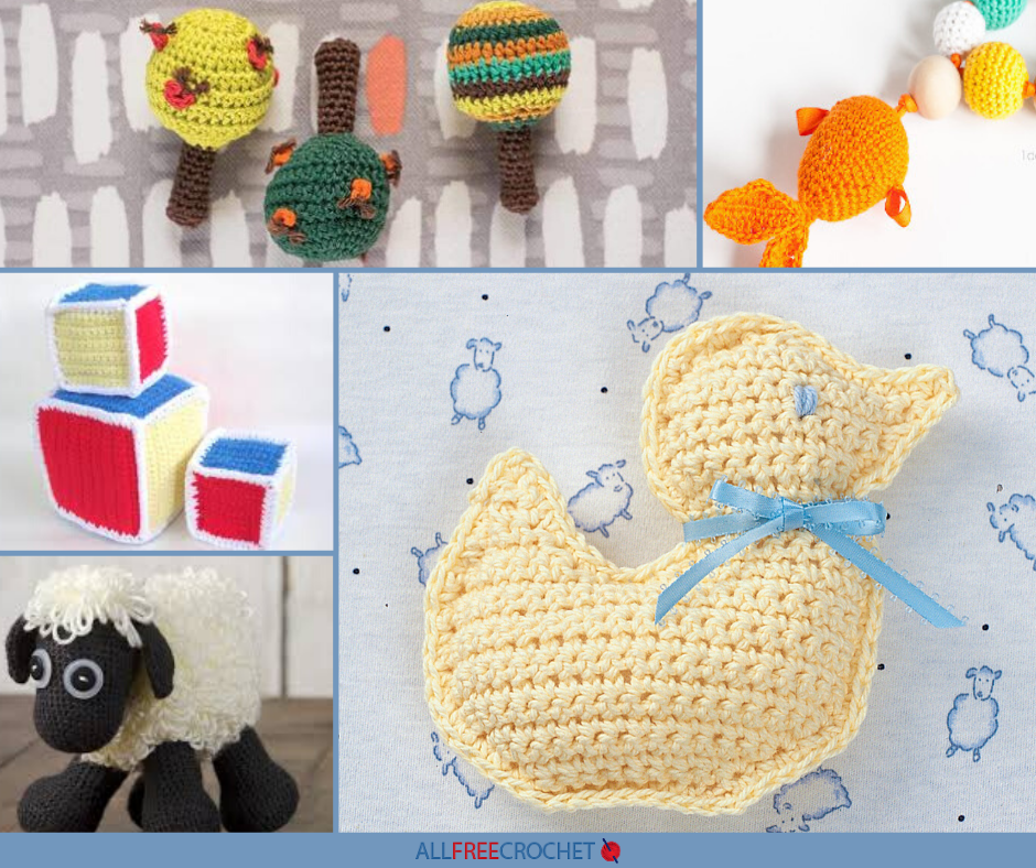 18+ Crochet Baby Toys (Free Patterns)