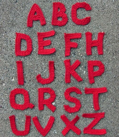 The Complete Crocheted Alphabet