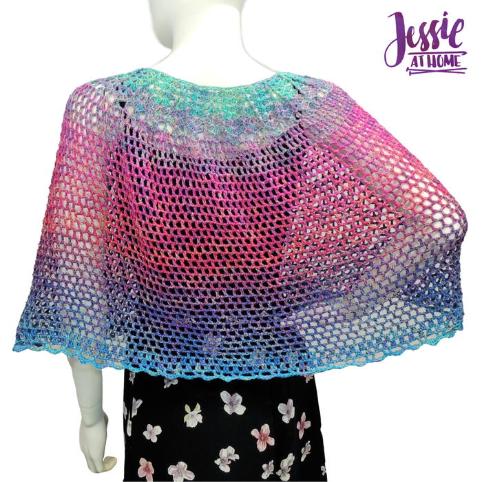 Lacy Paige Poncho Pattern AllFreeCrochet Com