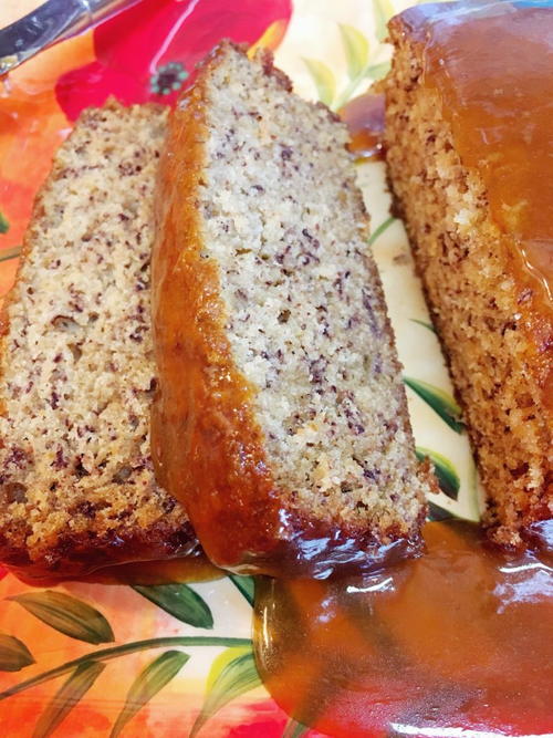 Caramel Banana Bread