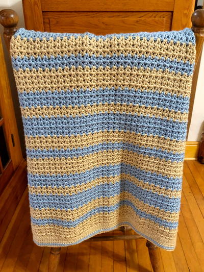 Crochet Rustic Country Blanket