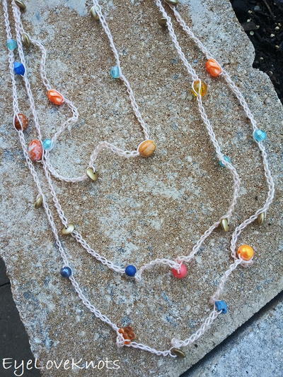 Just Peachy Layered Chain Necklace