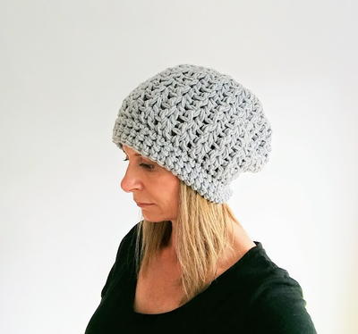Slouchy Lace Hipster Hat