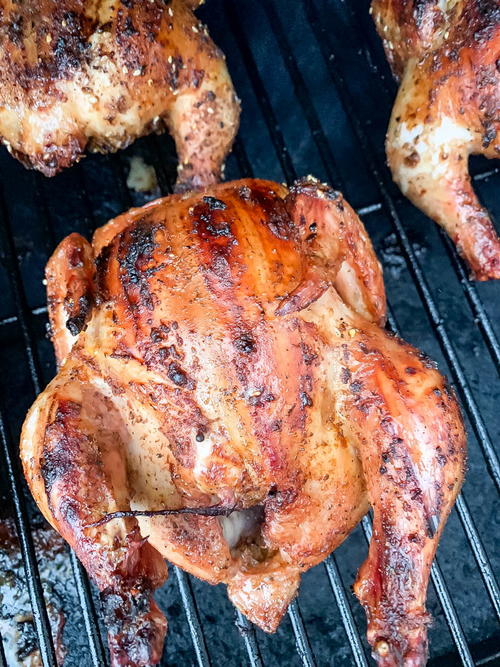 Traeger Smoked Cornish Hens