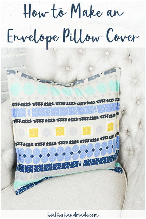 How To Make An Envelope Pillow Cover