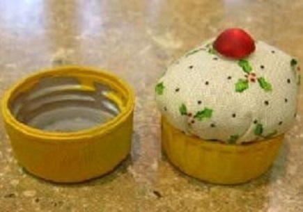 Miniature Cupcake Pin Cushion