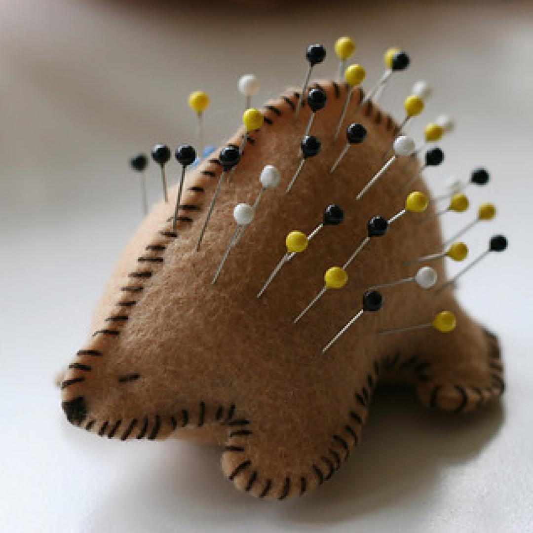 Porcupine Pin Cushion | AllFreeSewing.com porcupine-pin-cushion-allfreesewing-com