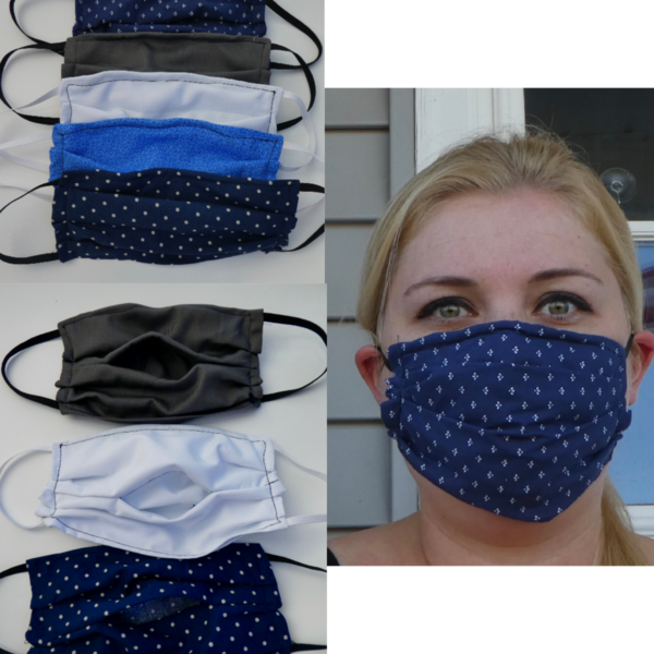 Face Mask With Pocket  Nose Wire