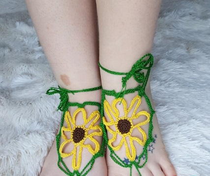 Sunflower Barefoot Sandals