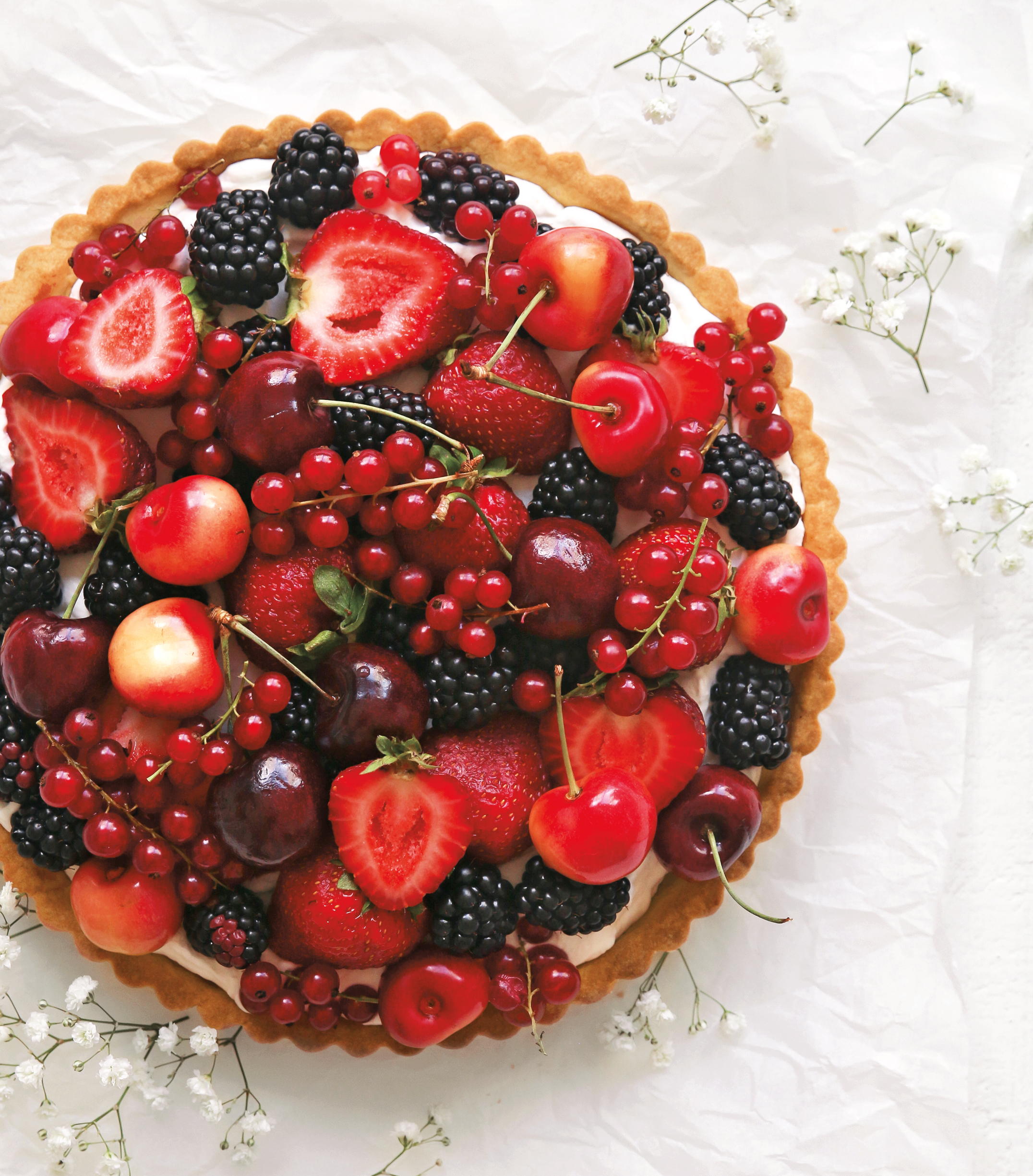 Summer Fruit Tart Cookstr