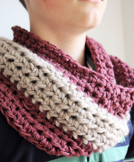 Two Or More Colour Easy Cowl