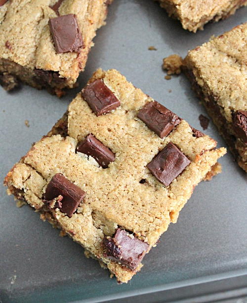 Peanut Butter Chocolate Chunk Blondies