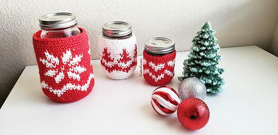 'the Heart Of Christmas' Mason Jar Cozies