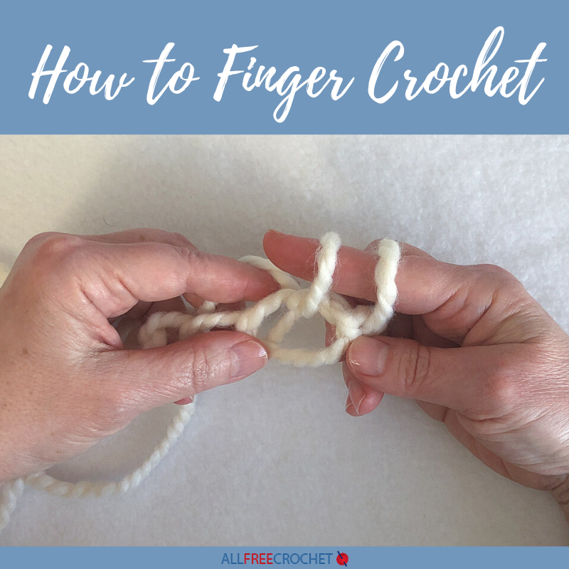 How to Finger Crochet (StepbyStep Photo Tutorial)