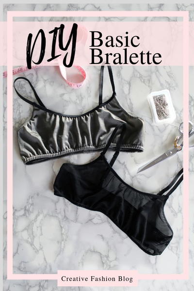 Easy Bralette Printable Sewing Pattern With Video