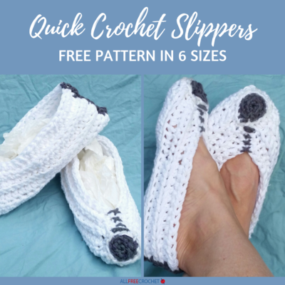 Crochet Slippers and Sock Patterns | AllFreeCrochet.com