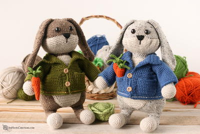Cottage Garden Crochet Bunny