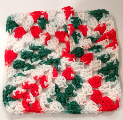 Crochet Granny Square Spa Washcloth Pattern