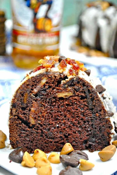 Chocolate Jamaican Rum Cake