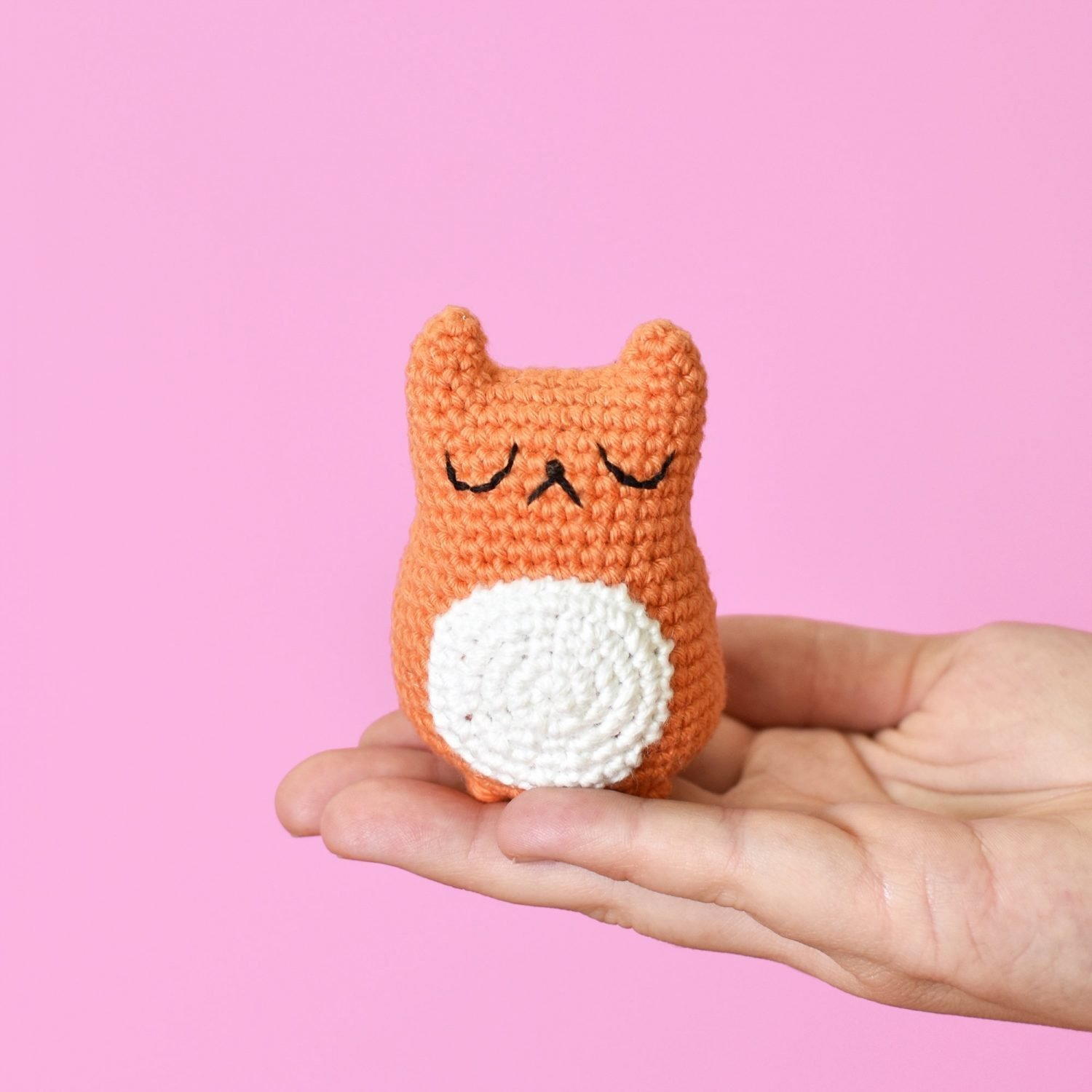 Tiny Cat Amigurumi | AllFreeCrochet.com