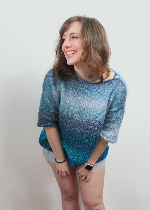 Ocean Meets Sky Sweater