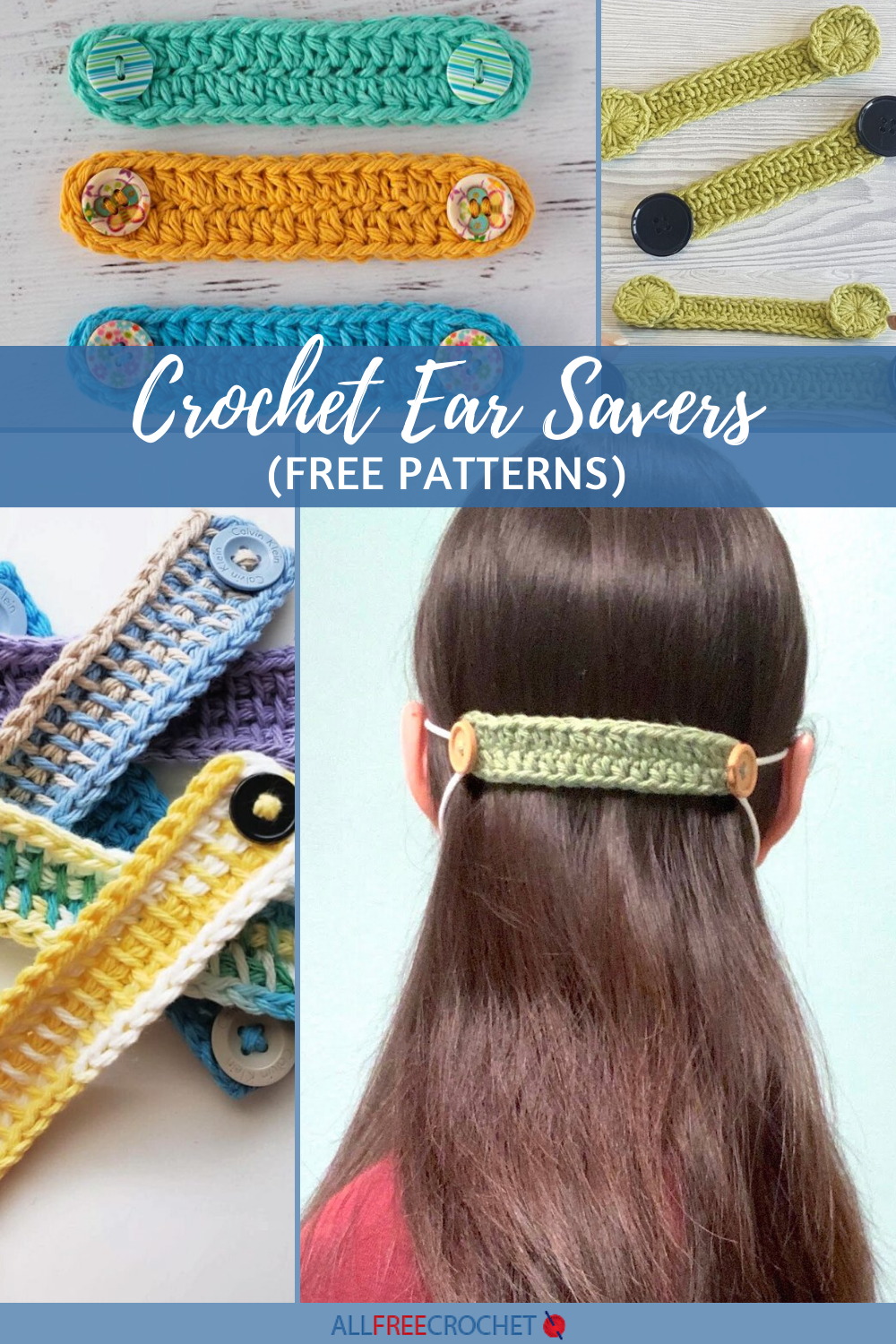 Quick Crochet Ear Savers - Free Pattern on Moogly