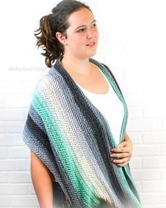 Herringbone Infinity Shawl | FaveCrafts.com