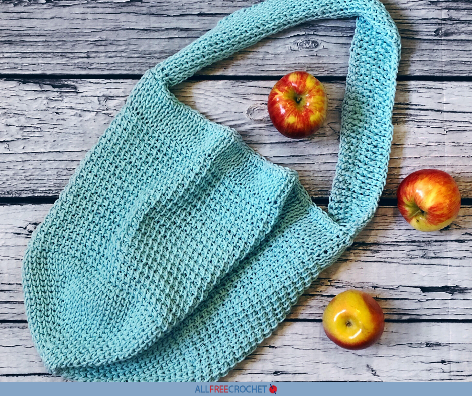 Tunisian Crochet Market Bag Pattern