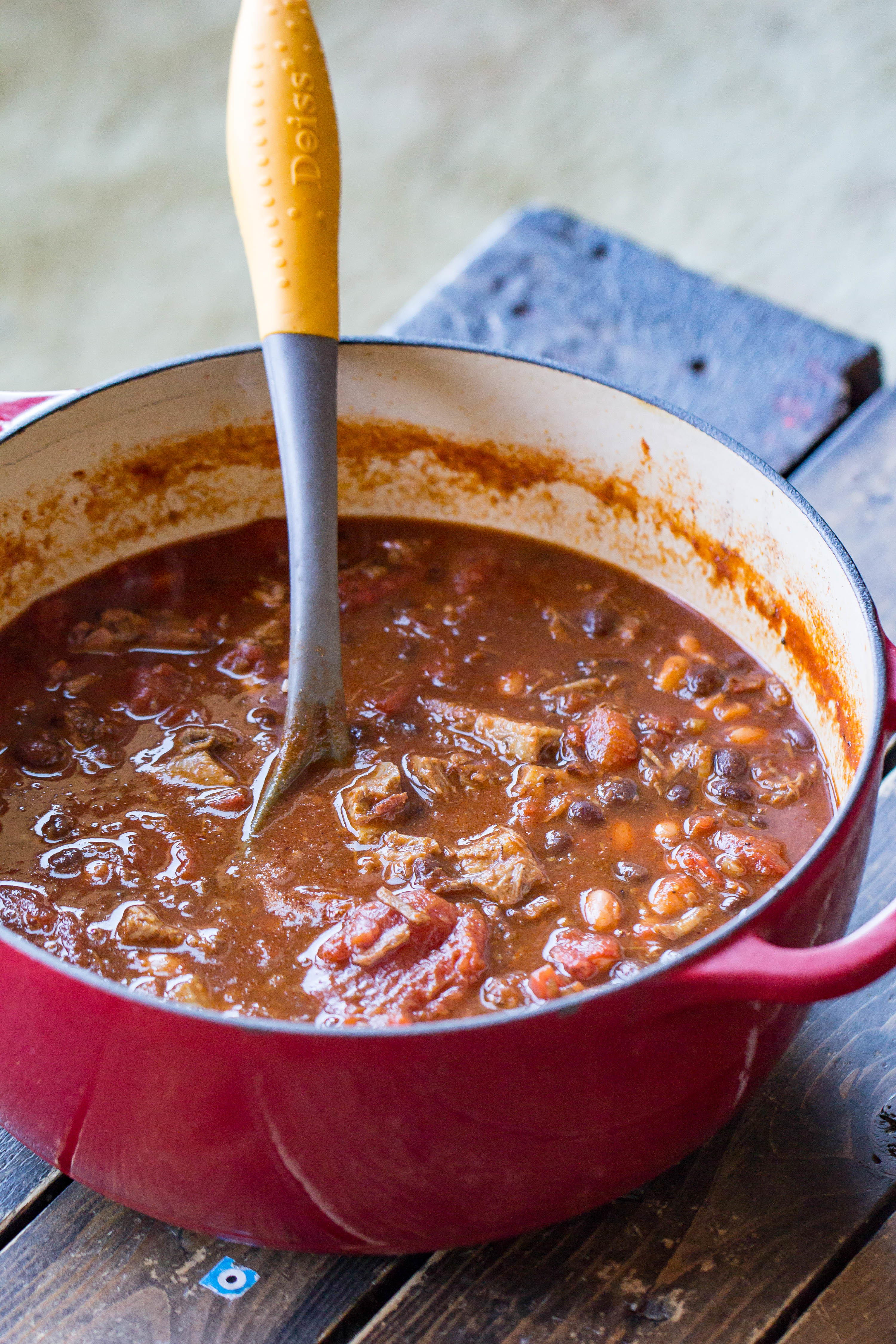 Traeger Brisket Chili | RecipeLion.com