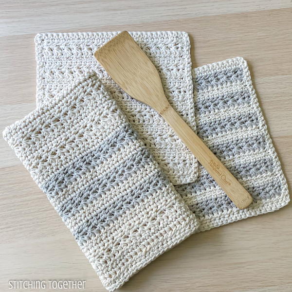 Textured Crochet Kitchen Towel