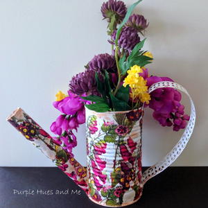 Whimsical Watering Can Flower Pot