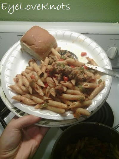 Sausage & Peppers Penne Pasta