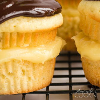 Boston Cream Pie Cupcakes