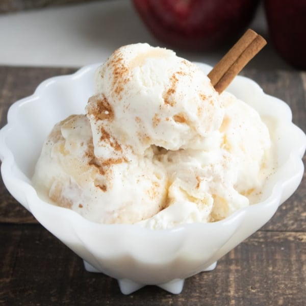 No Churn Apple Pie Ice Cream