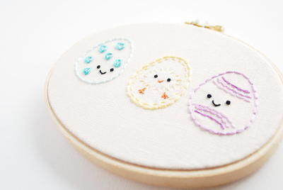 Easter Egg Embroidery Pattern