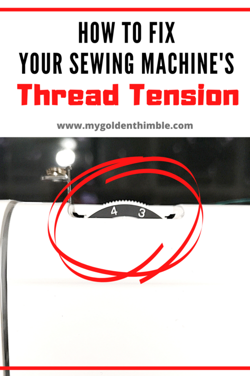 How To Fix Thread Machine's Tension